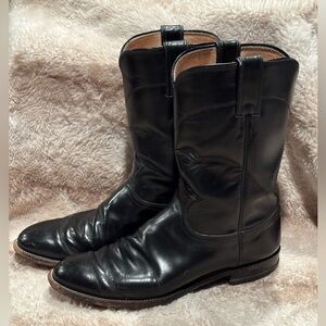 Justin Boots Black Cowboy & Western Boots